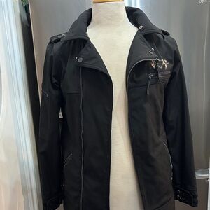 Neff Men's Black Military Jacket